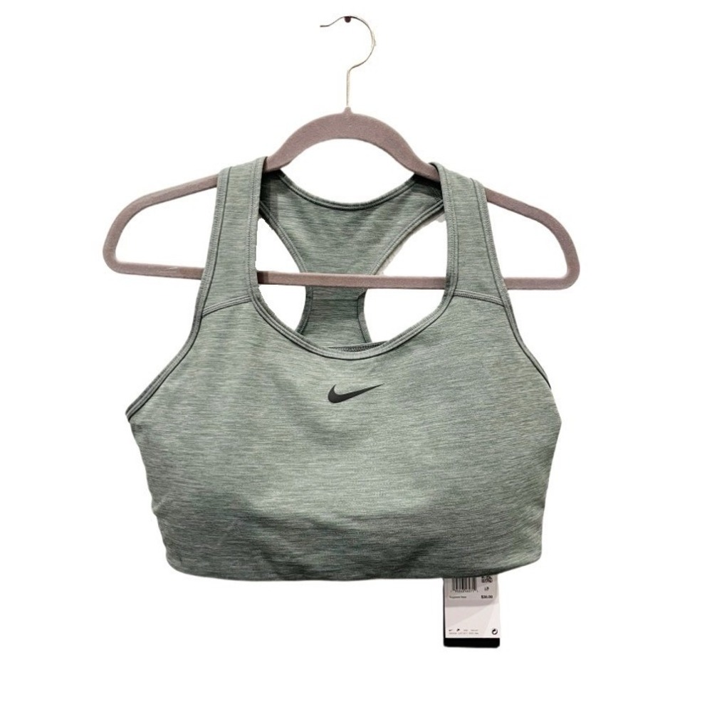 Nike Dri-FIT Center Swoosh Padded Racerback Sports Bra Size 1X NWT
